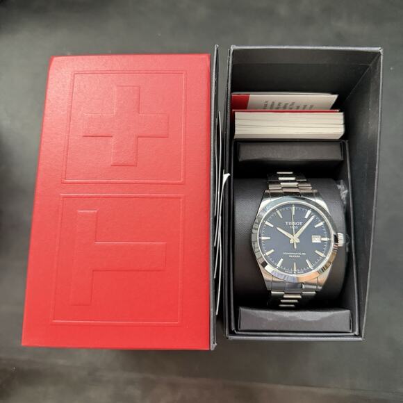 Tissot Gentleman Powermatic 80 Silicium – Blue Dial – Automatic Men’s Watch 40mm - Picture 1 of 7